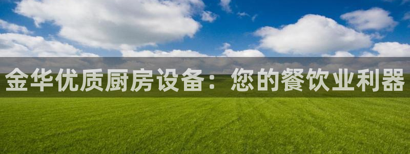 凯时国际app首页登录：金华优质厨房设备：您的餐饮业利器