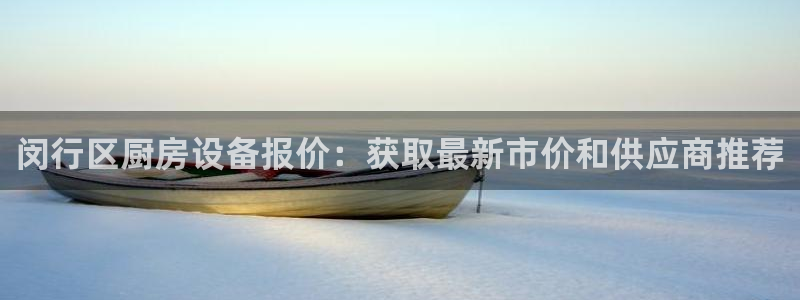 尊龙AG旗舰厅官网：闵行区厨房设备报价：获取最新市价和供应商