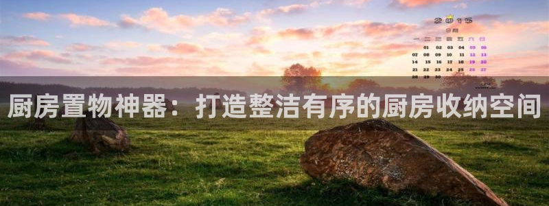 尊龙凯时集团：厨房置物神器：打造整洁有序的厨房收纳空间