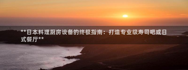 尊龙凯时提现不了：**日本料理厨房设备的终极指南：打造专业级