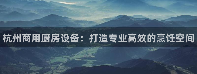 凯时游戏app：杭州商用