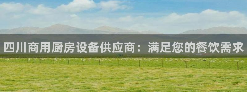尊龙人生手机版都去ag发财网：四川商用厨房设备供应商：满足您