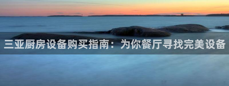凯时官网：三亚厨房设备购买指南：为你餐厅寻找完美设备