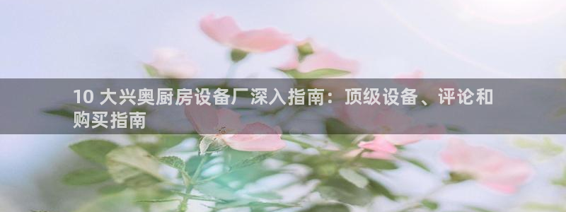 尊龙官网入口：10 大兴奥厨房设备厂深入指南：顶级设备、评论